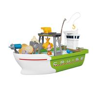 Barche giocattolo per giochi d'acqua, giocattoli per la in acqua,Lavello per giochi di ruolo per bambini | Set da gioco per bambini, lavastoviglie, giocattoli per barche da con acqua corrente per