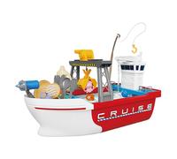 Barche giocattolo per giochi d'acqua, giocattolo per pesca acquatica | Barca da pesca | Gioco da pesca | Giocattolo da pesca galleggiante per piscina, giocattolo da pesca con acqua corrente per