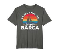 Barche La Vita È Migliore Su Una Barca Capitano Maglietta