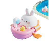 Barche Per Il Bagno,Barca Galleggiante a Forma di Animale Cordicella - Giocattoli da Bagno con Spruzzo d'Acqua per Bambini | per Giochi d'Acqua in Doccia Piscina Spiaggia e Lago