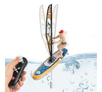 Barche telecomandate giocattolo Acqua - Mini yacht elettrico da 2,4 GHz, accessorio artigianale per bambini | Nave da bagno resistente, barca da stagno cortile, c