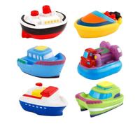 Barchetta per Bagno,Giocattoli per Acqua | Accessori per Giochi in Acqua per Infanti con 6 Pezzi