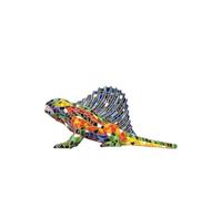 Barcino Designs Classic Collection Mosaic Dino Dimetrodon Figurine, 20 cm