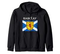 Barclay - Bandiera scozzese con cognome del clan scozzese Felpa con Cappuccio