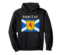 Barclay - Bandiera scozzese con cognome del clan scozzese Felpa con Cappuccio