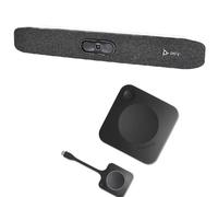 Barco CX20 Gen2 + Poly Studio X30 Set video con barra video e sistema di condivisione dei contenuti, ideale per piccole sale.