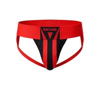 Barcode Berlin - Intimo da Uomo Sospensorio - Jockstrap Zuri Red/Black - 1x Taglia L