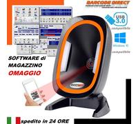 Barcode codici a barre codice a barre LETTORE da banco + Software in OMAGGIO
