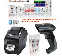 BARCODEYES GESTIONALE Magazzino Sistema Completo Barcode Stampante Lettore Codici A Barre E Software