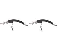 BarCraft Cavatappi Ergonomico Multiuso Apribottiglie, 11 x 3 x 1,5 cm (Confezione da 2)