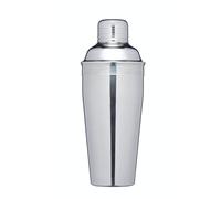 BarCraft Shaker a Doppio Strato Isolante in Acciaio Inox con Ricette Stampate, 500 ml