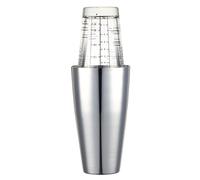 BarCraft Shaker per Cocktail con Ricette Stampate in Confezione Regalo, 700 ml