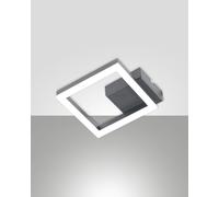 BARD APPLIQUE ANTRACITE 1 LUCE 3000K - 11W - 1080 lm, 17CM DIMMERABILE