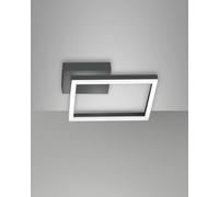 BARD APPLIQUE ANTRACITE 1 LUCE a LED 3000K - 22W - 2160 lm DIMMERABILE C/ACCESS.
