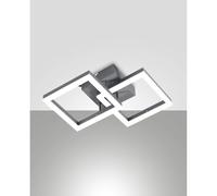 FABAS LUCE Bard lampada a parete/a soffitto, LED 2 luci, 3394-28-282, Bard [Lampade per Interni > Lampade a Soffitto]