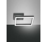 Plafoniera BARD a led moderna 22W Antracite 3394-23-282 Fabas Luce - 3394-23-282