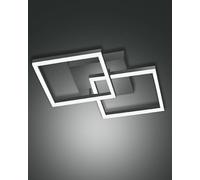 Plafoniera BARD a led moderna 39W Antracite 3394-29-282 Fabas Luce - 3394-29-282
