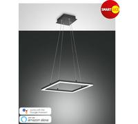 Bard smart sospensione LED 39w quadrata dimmerabile antracite