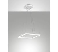 BARD SOSPENSIONE BIANCA L.42X42CM A LED 3000K - 39W - 3880 lm DIMMERABILE C/ACCESS.
