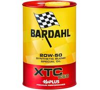 Bardahl 313040 - 4 Litri, Olio Motore per Auto, XTC C60 20W50, per Motori Sportivi che Richiedono un’Elevata Viscosità dell’Olio in Esercizio