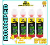 BARDAHL Additivo INSTEAD OF LEAD 4x250ml Protezione Valvole Auto Benzina 04BD44