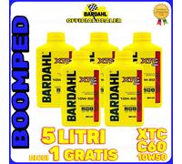 Bardahl Bardhal XTC C60 10w50 Moto Olio Motore Sintetico jaso ma2 5 LITRI 05BD37