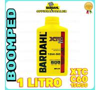 Bardahl Bardhal XTC C60 15w50 Moto Olio Motore Sintetico jaso ma2 1 LITRO BD59