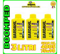 BARDAHL GEAR OIL 4005 75W90 trasmissioni e differenziali 100% SYNTH 3 L 03BD74