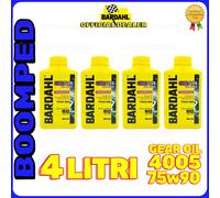BARDAHL GEAR OIL 4005 75W90 trasmissioni e differenziali 100% SYNTH 4 L 04BD74