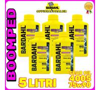 BARDAHL GEAR OIL 4005 75W90 trasmissioni e differenziali 100% SYNTH 5 L 05BD74