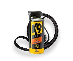Bardahl K9 - Lubrificante Superiore al Silicone, Spray Impermeabilizzante Trasparente per Plastica, Gomma, Legno e Meccanismi, Inodore e Incolore, Lubrifica e Protegge da Umidità, 400 ml