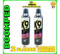 BARDAHL K9 LUCIDANTE SPRAY CARENE MOTO SCHIUMOSO PLASTICHE 2x400ml 02BD27