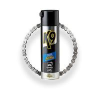 Bardahl K9 - Pulitore Superiore Catena Moto-Bici, Rimuove Morchie, Grasso, Olio e Sporco, Detergente Spray per Catena e Forcellone Moto e Bici, con Formula Anti Usura, 500 ml
