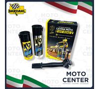 Bardahl Kit Manutenzione Catena Moto Off Road Sgrassatore+Grasso Spray K9