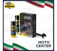KIT PULITORE LUBRIFICANTE E SPAZZOLA BARDAHL K9 CATENA MOTO STRADA PISTA SPRAY