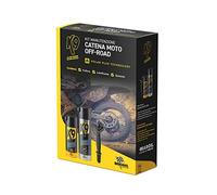 Bardahl Kit Manutenzione Catena Moto Off Road Sgrassatore+Grasso Spray K9