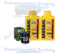 Bardahl Kit Tagliando Olio XTC 5W40 Filtro per Gilera ATV 250 Oregon 2007>2008