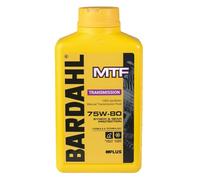 Bardahl - MTF 75W-80 - Olio per Trasmissione e Differenziale Auto, Protezione degli Ingranaggi, Antiusura, Lubrificante Versatile ad ogni Temperatura, 1 L