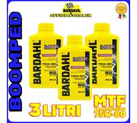 BARDAHL MTF 75W80 Olio Auto Trasmissioni MANUALI 3 LITRI OLIO CAMBIO 03BD71