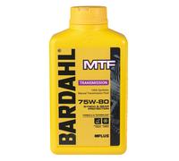 Bardahl - MTF 75W-80 - Olio per Trasmissione e Differenziale Auto, Protezione degli Ingranaggi, Antiusura, Lubrificante Versatile ad ogni Temperatura, 1 L