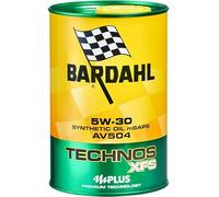 Bardahl - Olio Motore per Auto, Technos XFS AV504 5W30, Olio per Motori di Ultima Generazione, Permette di Ottenere Alta Efficienza Energetica da Prestazioni Elevate e Basse Emissioni, 12 Litri