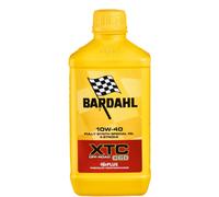 Olio motore lubrificante Bardahl XTC C60 10W-40 Moto 1 litro per motori 4T
