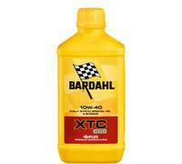 Bardahl - Olio Motore XTC C60 10W-40 per Moto 4 Tempi, Contrasta la Formazione dei Depositi Garantendo la Massima Pulizia del Motore, 100% Sintetico, 1 Litro
