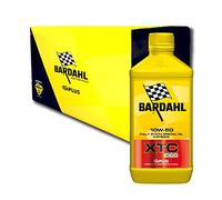 Bardahl - Olio Motore XTC C60 10W-50 per Moto 4 Tempi, Contrasta la Formazione dei Depositi Garantendo la Massima Pulizia del Motore, 100% Sintetico, 4 Litri