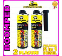 BARDAHL PULITORE 5 IN 1 DIESEL 2x500ml ADDITIVO AUTO EGR FILTRO DPF FAP 02BD33
