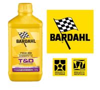Bardhal T&D TeD 75W90 Synthetic Olio Cambio Trasmissioni Differenziali 1 Litro