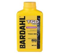 Bardahl - T&D Synth 75W-90 - Olio Trasmissione Auto, Lubrificante per Trasmissione e Differenziale di Automobili, Veicoli industriali e Commerciali per Trasporto Pesante, 1 L