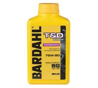 Bardhal T&D TeD 75W90 Synthetic Olio Cambio Trasmissioni Differenziali 1 Litro