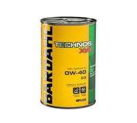Bardahl - TECHNOS XVS C3 0W-40 - Olio Motore per Auto, Lubrificante per Motori Benzina e Diesel di Ultima Generazione Dotati di FAP e Catalizzatori, Olio ad Alte Prestazioni, 1 L