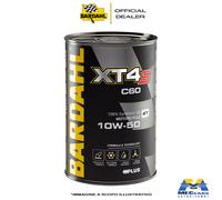 BARDAHL XT4-S C60 10W50 OLIO MOTO 100% SINTETICO 4 TEMPI 4T JASO MA-MA2 1 LITRO